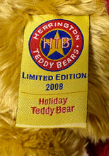 Load image into Gallery viewer, 2008 Holiday Teddy Bear-Treasures from the Archives

