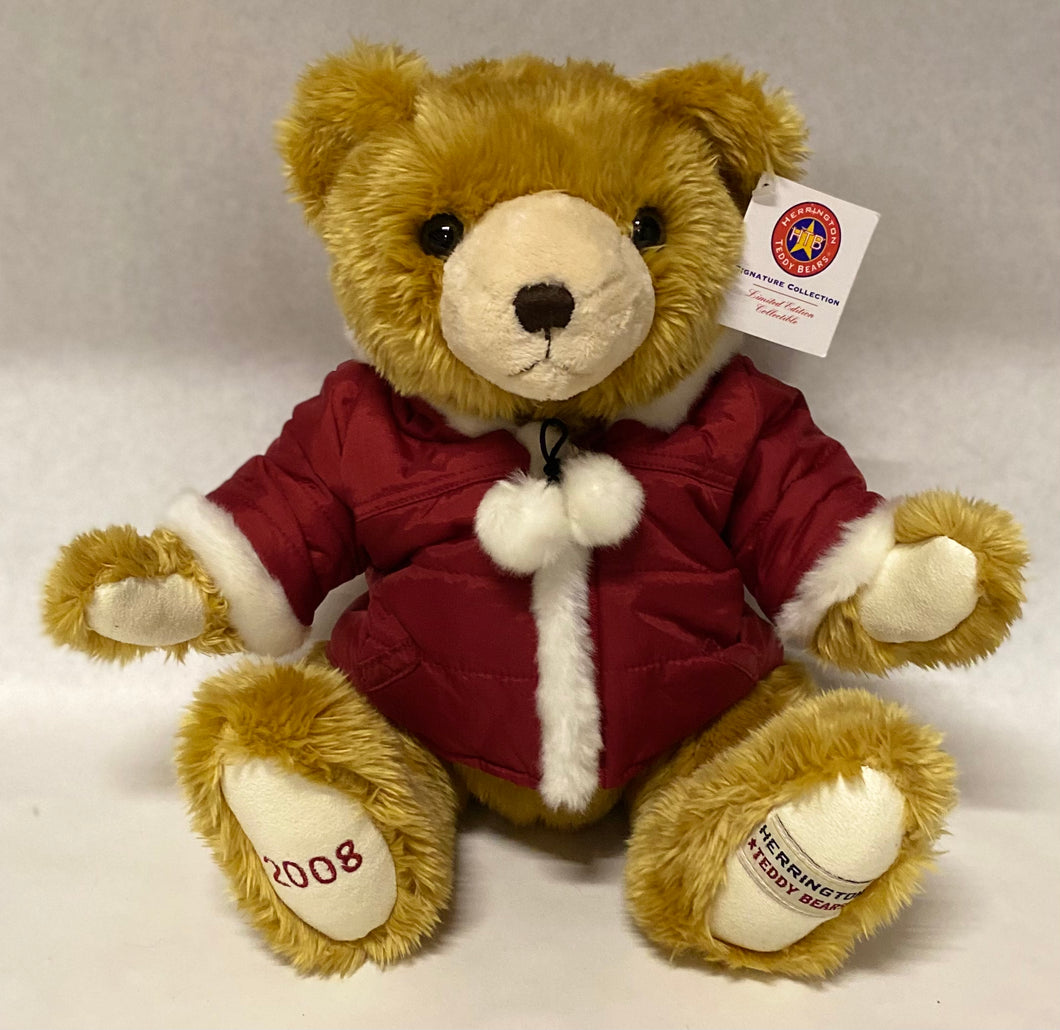 2008 Holiday Teddy Bear-Treasures from the Archives