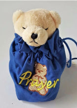 Load image into Gallery viewer, 4” Prayer Teddy Bear in bag
