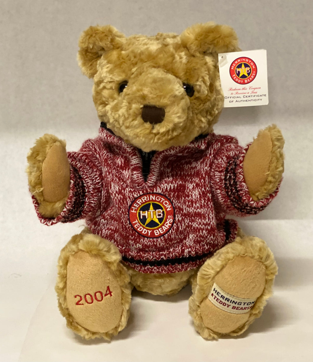 2004 HTB Holiday Teddy Bear-Treasures from the Archives