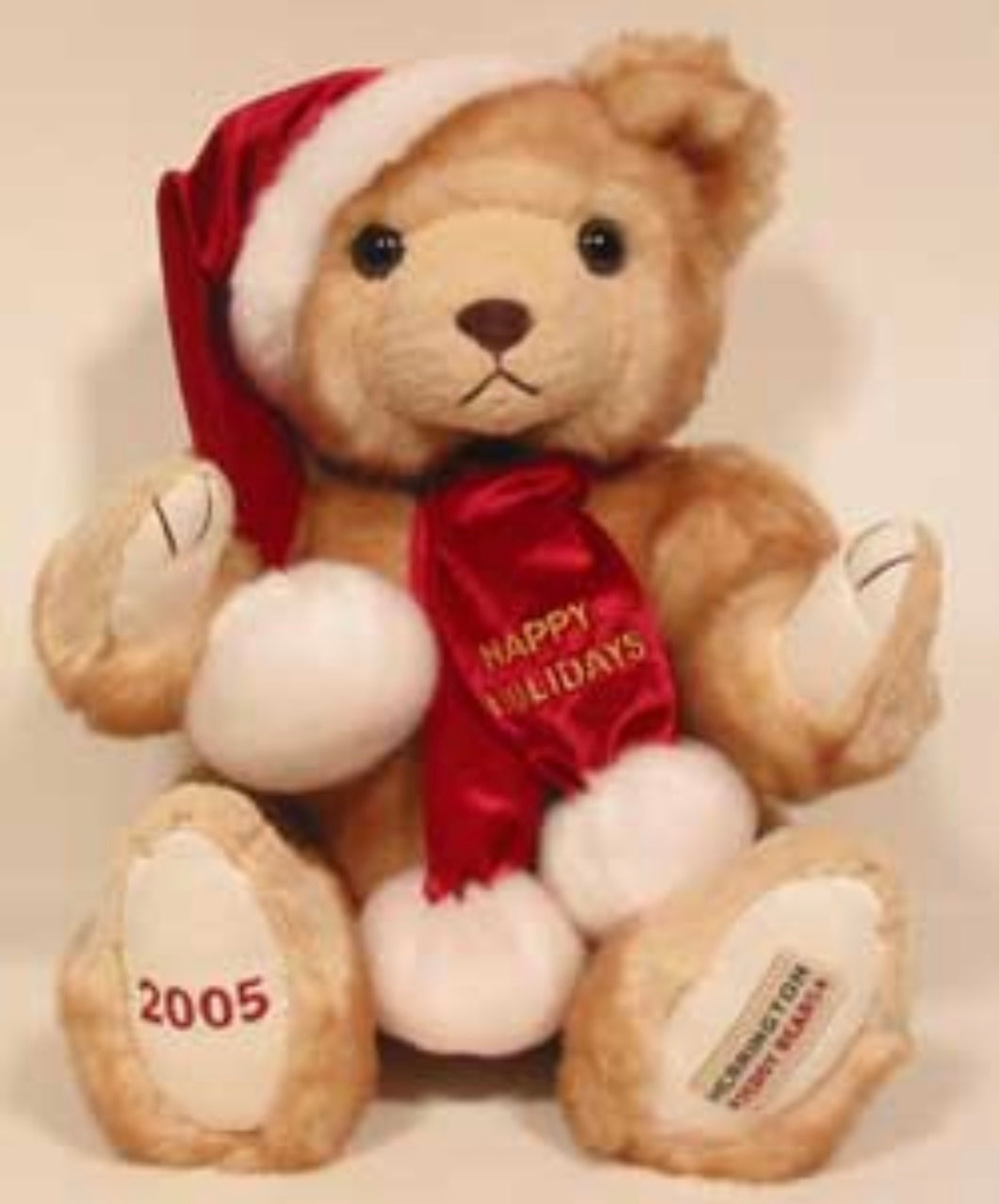 2005 Holiday Teddy Bear-Treasures from the Archives